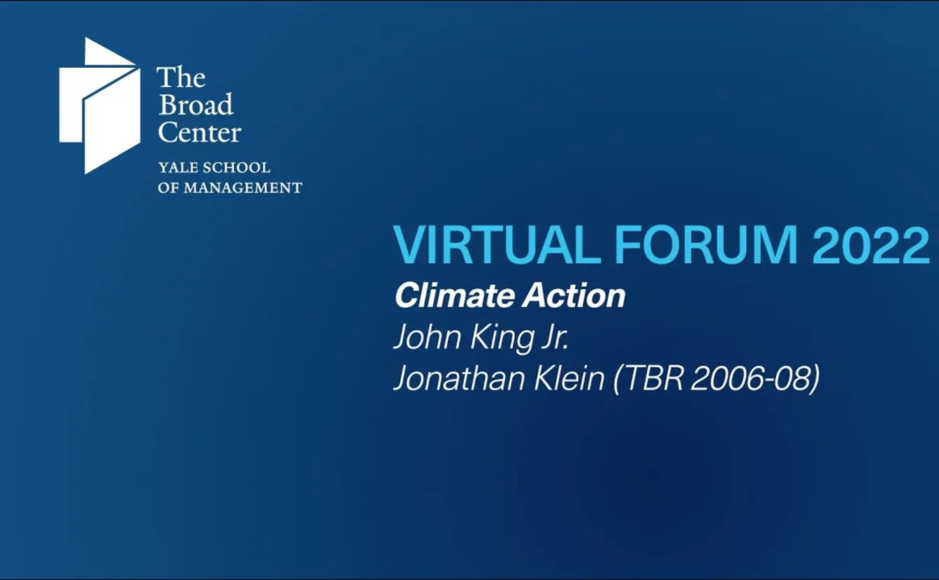 Preview image for the video "Broad Forum 2022: Climate Action".