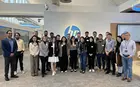 Students during their visit to HP 