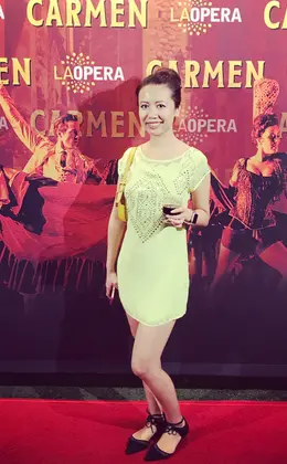 Crystal Zhang at the Los Angeles Opera