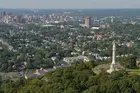 Aerial photo of New Haven, CT during daytime with a clear sky