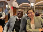 Dean Charles with Selina Xing in NYC