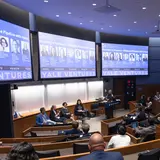 An event at the Yale Venture Summit in an auditorium