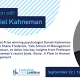 Event card for Daniel Kahneman 