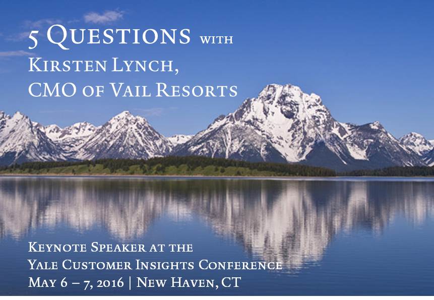 5 Questions with Kirsten Lynch, CMO Vail Resorts