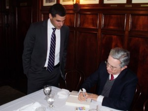 President of Colombia, Mr. Alvaro Uribe