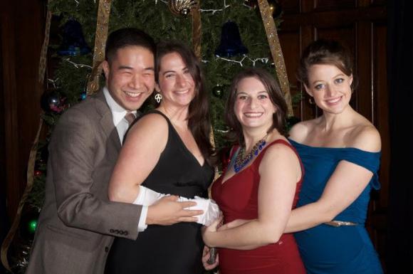 Our (ironic?) prom photo from the SOM Winter Formal. Photo by SOM