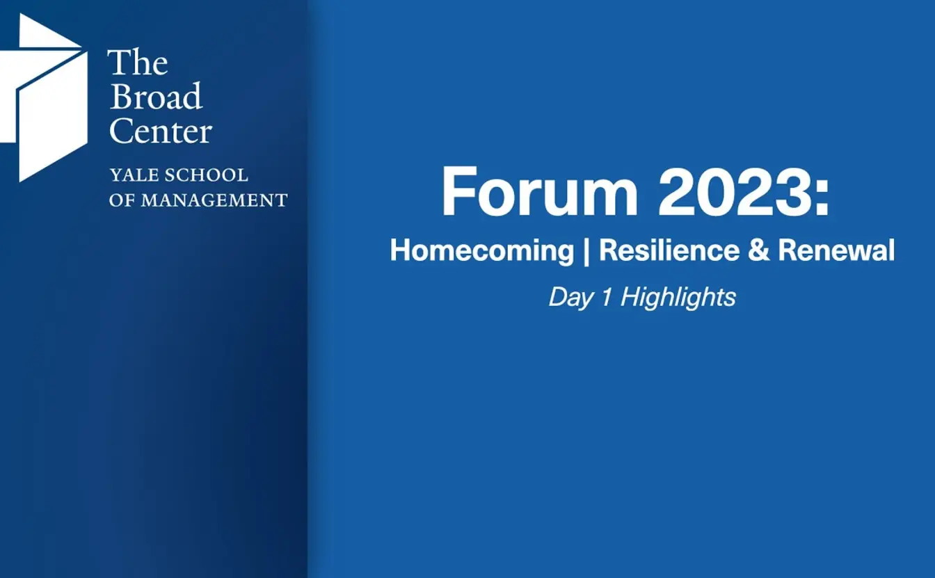 Preview image for the video "The Broad Forum 2023:  Homecoming | Resilience &amp; Renewal - Day 1 Highlights".