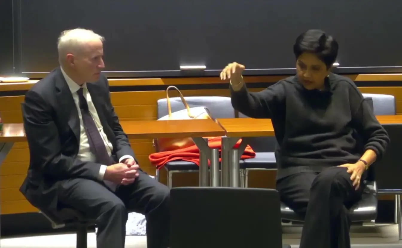 Preview image for the video "Stakeholders, Capitalism, and Management: A Conversation with Indra Nooyi, Former PepsiCo CEO".