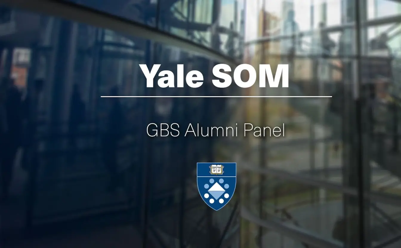 Preview image for the video "Yale SOM GBS Alumni Panel".