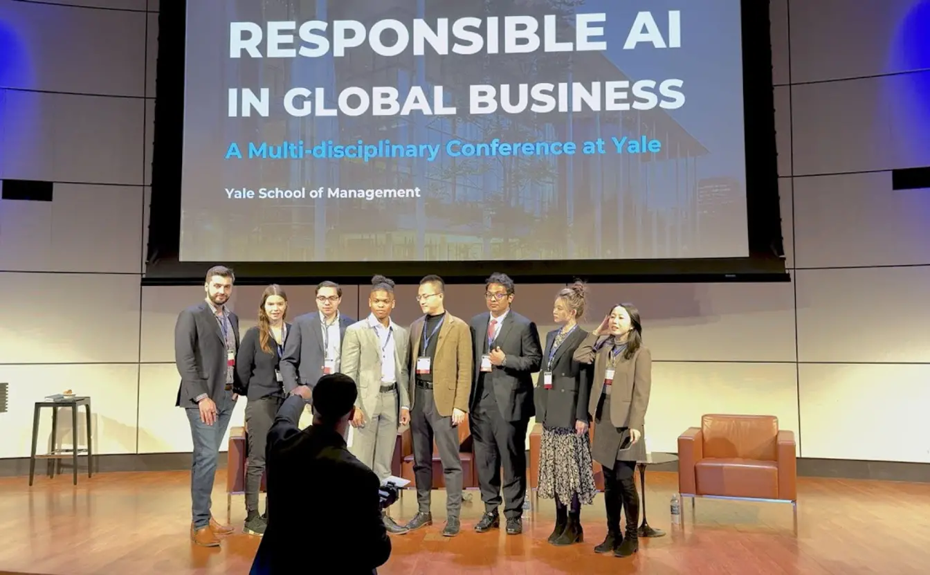 Preview image for the video "Student Organizers: Inaugural Responsible AI in Global Business Conference".