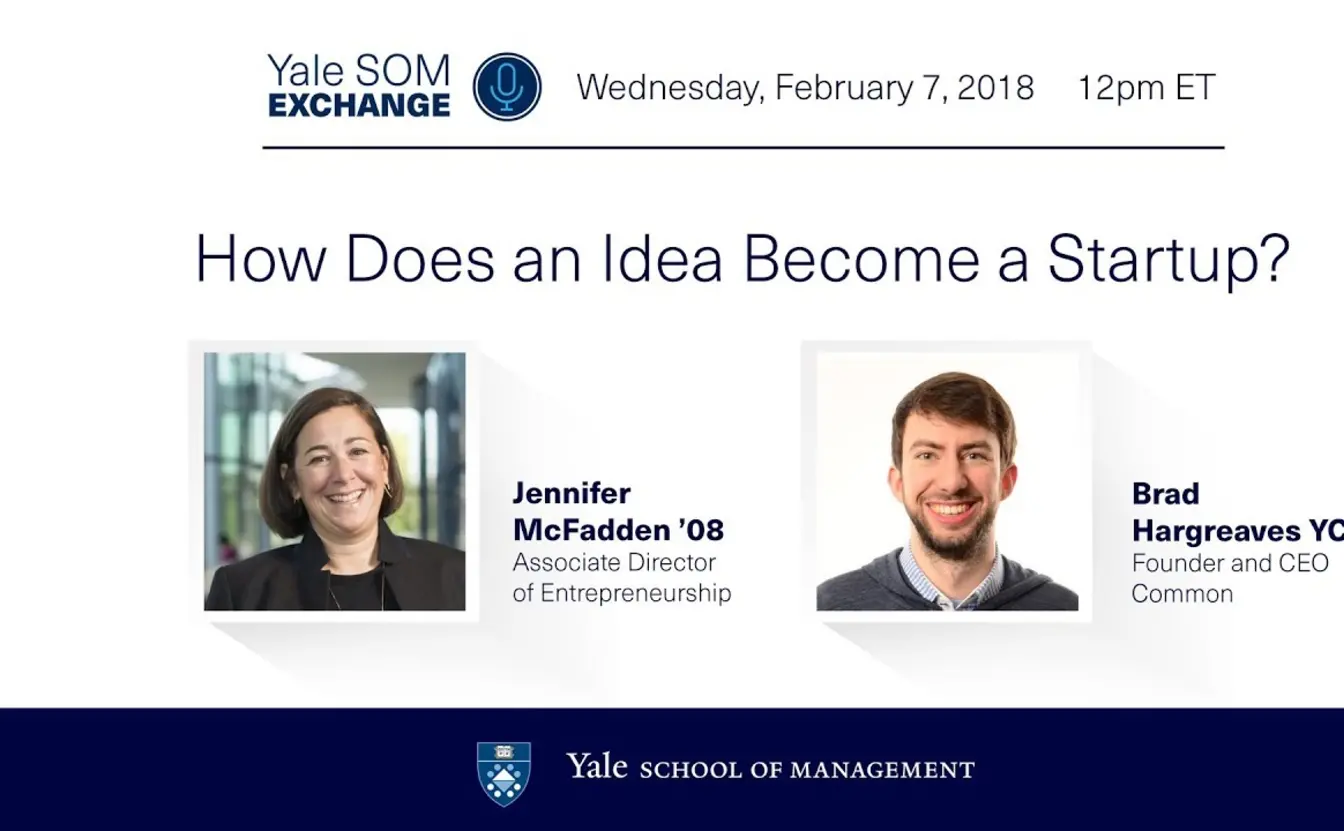 Preview image for the video "Webinar: How Does an Idea Become a Startup?".