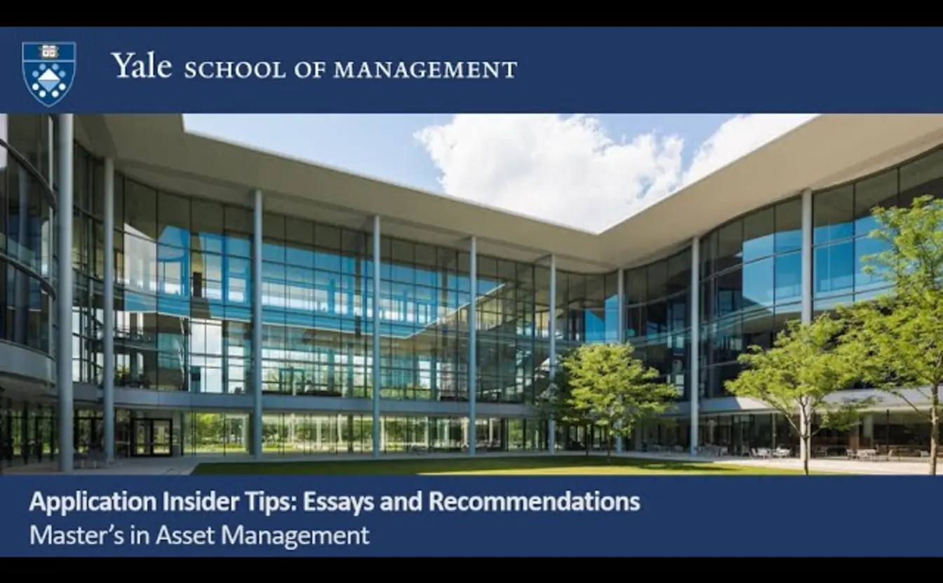 Preview image for the video "Master's in Asset Management Insider Tips: Essays and Recommendations".