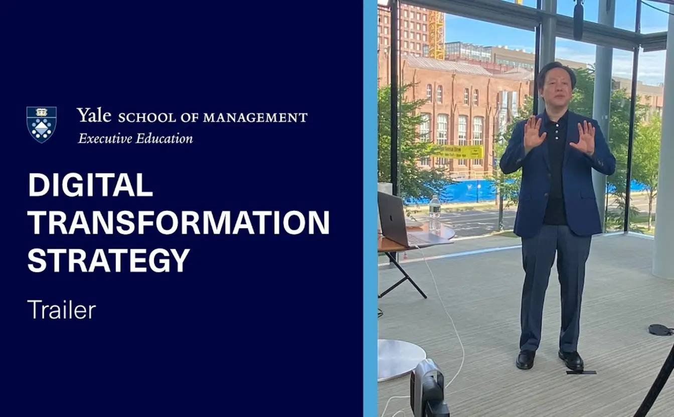 Preview image for the video "Digital Transformation Strategy Online Program Trailer".