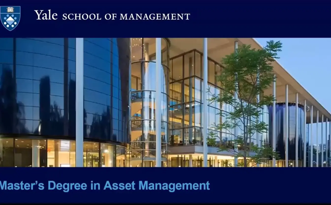 Preview image for the video "Master's in Asset Management Online Reception 2023".