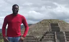 person at Teotihuacán