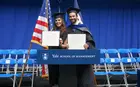 Daniel Reshef and Laura Arrazola with their Yale SOM diplomas