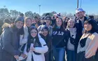 Jane Cavalier with friends at the 2022 Harvard-Yale game