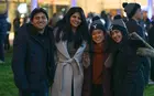 Students at Winter Stroll