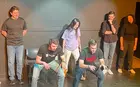 A group of people participating in an improv class
