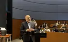 Colloquium on Marketing Leadership Chief Marketing and Communications Officer of Mastercard Raja Rajamannar at Yale SOM speaking to students