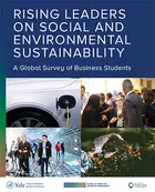 A cover reading "Rising Leaders on Social and Environmental Sustainability"