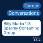 Career Conversations: Billy Marks ’18