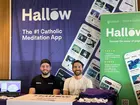 Hallow app co-founders Bryan Enriquez '21 and Alessandro DiSanto