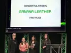 Banana Leather wins first place