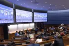 An event at the Yale Venture Summit in an auditorium