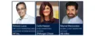 Images of a panel of seasoned Chief Marketing Officers come together from HP, JPMorgan Chase, and AB InBev
