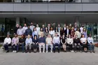 A group of classmates posing for an official portrait