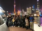 Group photo on the Huangpu river cruise.
