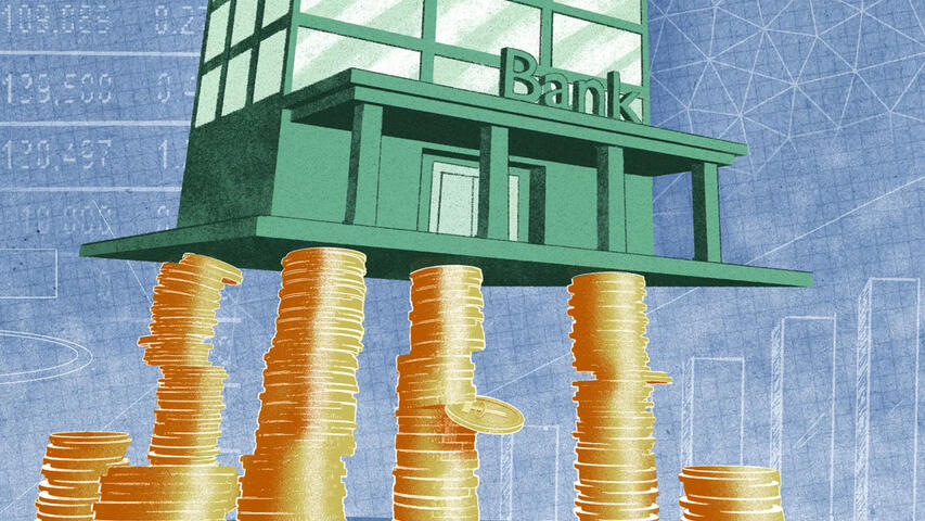 Illustration of a bank