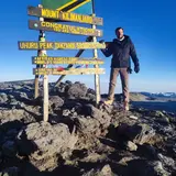 Liam on Mt. Kilimanjaro