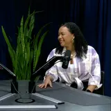 Two students speaking in a video
