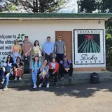 Roshni Walia and friends at the Doka coffee farm in Costa Rica