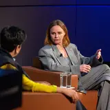 Stella McCartney in discussion with Indra Nooyi