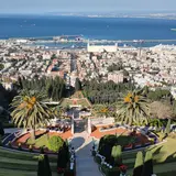Bahá'í Gardens in the port city of Haifa