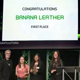 Banana Leather wins first place