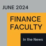 June Finance Faculty in the News