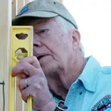 After his election defeat, this complex man improbably rebounded to be crowned "America's greatest ex-president." Former President Jimmy Carter during Habitat for Humanity: 2005 Jimmy Carter Work Project in Benton Harbor, Michigan 