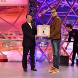 Saphlux co-founder Chen Chen ’16 at the Fortune China Innovation Award Competition at the Fortune Global Forum