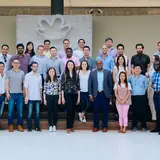 With classmates at FGV-EAESP. Photos by Woraphot “Ping” Kingkawkantong ’19