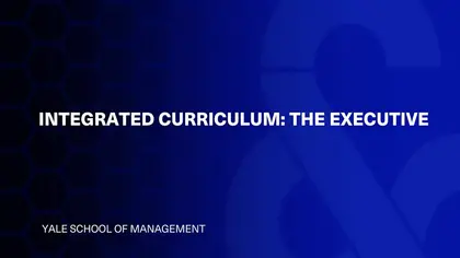 Preview image for the video "Integrated Curriculum: The Executive".