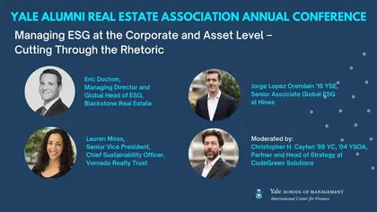 Preview image for the video "YAREA Conference 2023: Managing ESG at the Corporate and Asset Level – Cutting Through the Rhetoric".